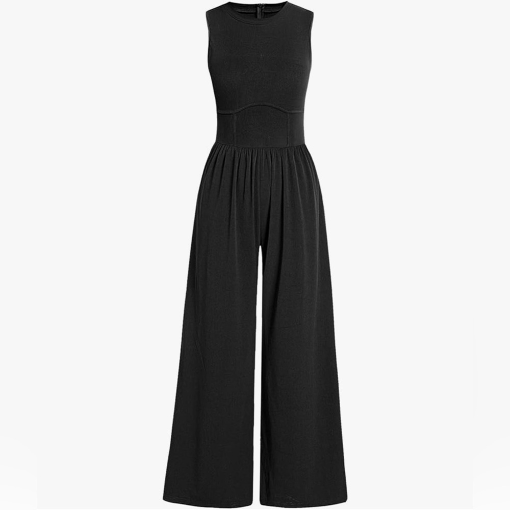 Corset Black full length romper